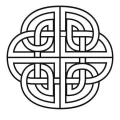 Celtycki 25 szablon malarski