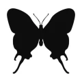 Motyl 20 szablon malarski