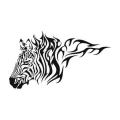 Zebra 1 szablon malarski