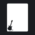 Gitara 159 tablica suchościeralna
