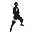 Szablon malarski ninja wojownik 20sm99
