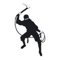 Szablon malarski ninja wojownik 21sm00
