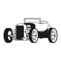 Szablon malarski hot rod 13sm25