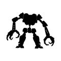 Szablon dla dzieci mech bot 18sm43