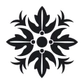 Szablon malarski na ścianę abstrakcja 18sm27