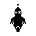 Szablon malarski ścienny robot 18sm46