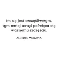Szablon malarski alberto moravia cytat: im się jest szczęśliwszym 19sm58