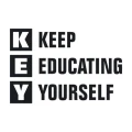 Szablon malarski keep educating yourself 19sm53