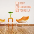 Szablon malarski keep educating yourself 19sm53