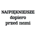 Szablon malarski najpiękniejsze dopiero przed nami 19sm36