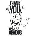 Szablon malarski thank you cpt obvious 19sm14