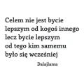 Szablon na ścianę cytat dalajlama 19sm40