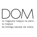 Szablon ścienny dom to magiczne miejsce 19sm43