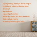 Szablon malarski cytat kubuś puchatek 19sm66