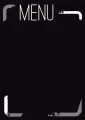 Tablica magnetyczna kredowa menu 11