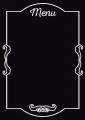Tablica magnetyczna kredowa menu 13