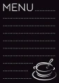 Tablica magnetyczna kredowa menu 21