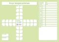 Krzyż bezpieczeństwa tablica suchościeralna lean 081