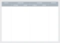 Tablica suchościeralna kanban lean 095