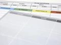Tablica suchościeralna kanban lean 096