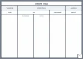 Tablica suchościeralna lean kanban table 106