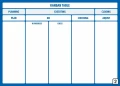 Tablica suchościeralna lean kanban table 106