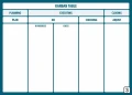 Tablica suchościeralna lean kanban table 106
