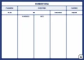 Tablica suchościeralna lean kanban table 106