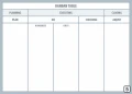 Tablica suchościeralna lean kanban table 106