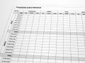 Tablica suchościeralna tygodniowa karta produkcji lean 070