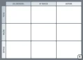 Tablica suchościeralna lean kanban board 116