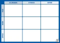 Tablica suchościeralna lean kanban board 116