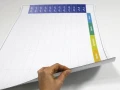 Tablica suchościeralna lean planer tygodniowy z godzinami angielski 057