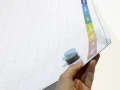 Tablica suchościeralna lean planer tygodniowy z godzinami 054