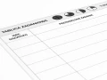 Tablica zadań pracowników suchościeralna lean 089
