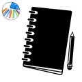 Naklejka samoprzylepna tablicowa kredowy notes 2tk36