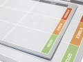 Tablica suchościeralna kanban lean 096