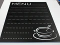 Tablica magnetyczna kredowa menu 21