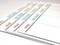 Tablica suchościeralna kanban lean 097
