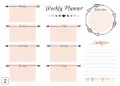 Tablica suchościeralna 405 weekly planner