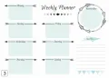 Tablica suchościeralna 405 weekly planner