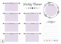 Tablica suchościeralna 405 weekly planner