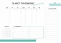 Tablica suchościeralna 473 planer tygodniowy