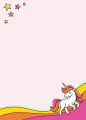 Tablica suchościeralna dla dzieci 563 unicorn