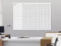 Diagram gantta tablica suchościeralna lean 074 podział na dni miesiąca