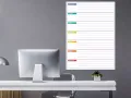 Tablica suchościeralna lean planer tygodniowy 044