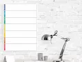 Tablica suchościeralna lean planer tygodniowy 046