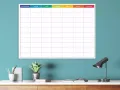 Tablica suchościeralna lean planer tygodniowy 058