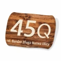 Tabliczka na dom, posesję, ogrodzenie, z numerem, ulicą