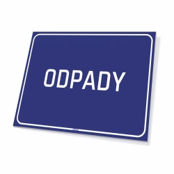 Tabliczka Odpady